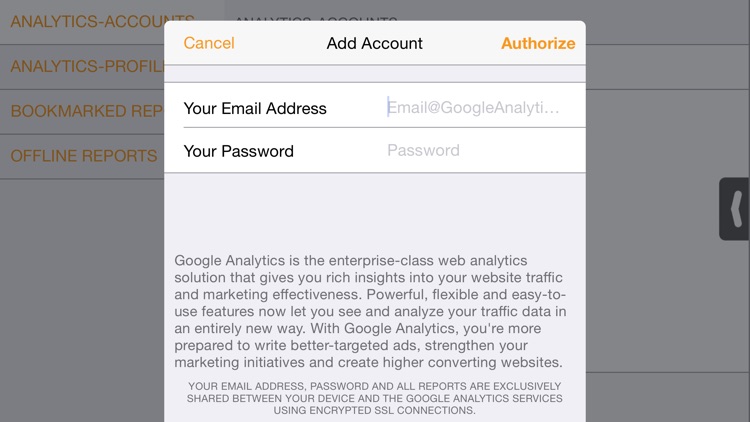 Analytics for iPad - Google Analytics made easy screenshot-4