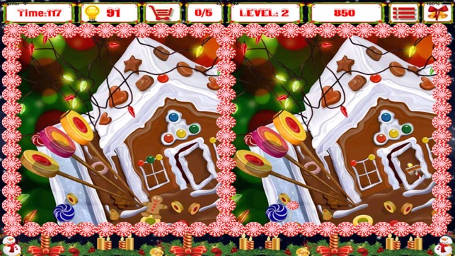 Christmas find the differences free game