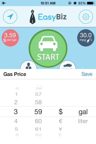 Mileage Tracker by EasyBiz screenshot 2