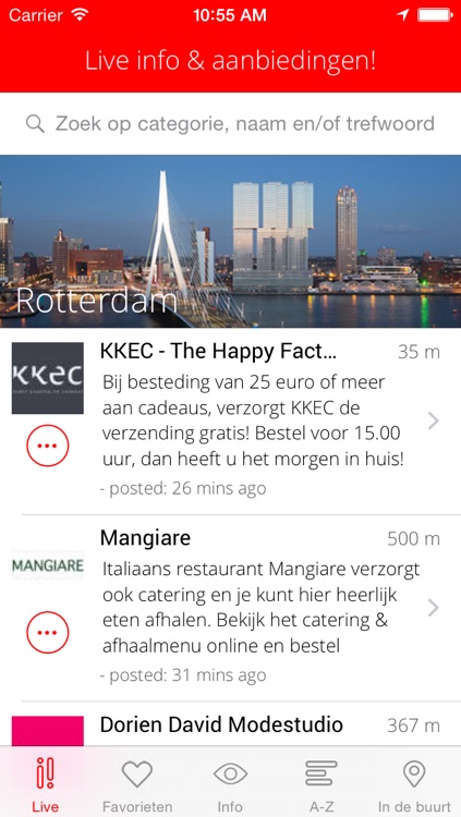 Rotterdam Live - App z'n Rotterdams