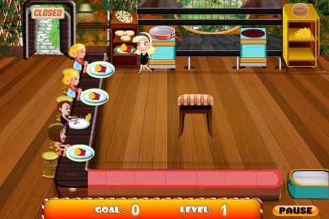 Hamburger Pizza Cafe Diner - Cooking Dash Game For Girls LX screenshot 4