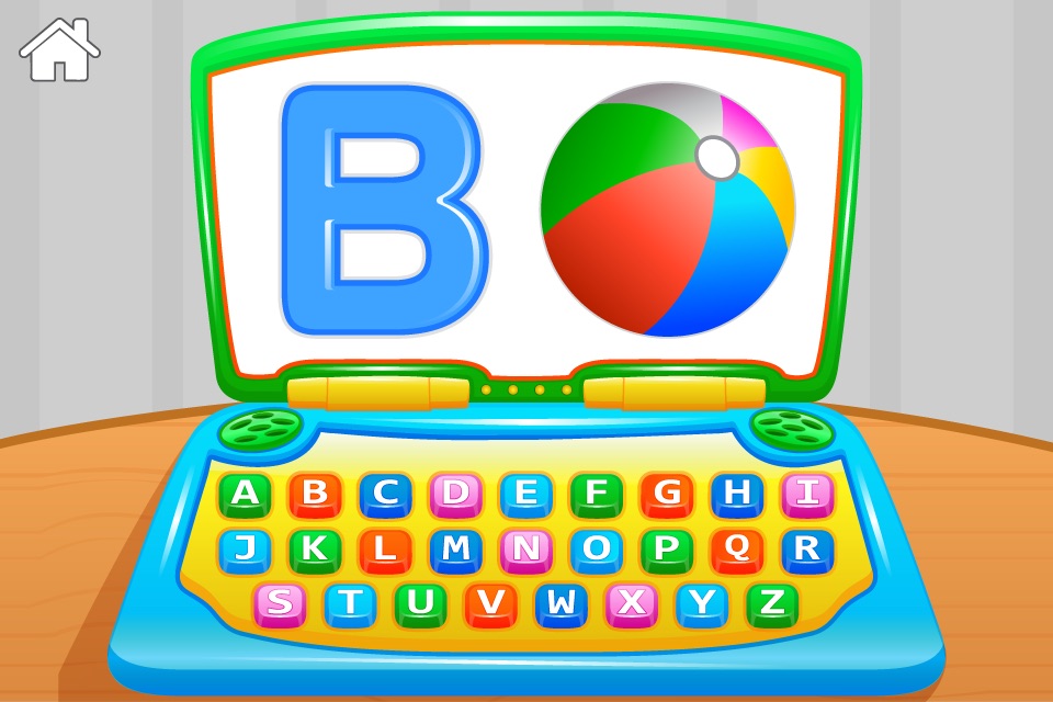 My First ABC Laptop Free - Learning Alphabet Letters Game for Toddlers and Preschool Kids screenshot 4