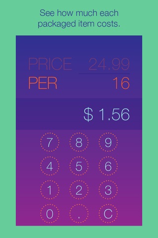PricePer - Shopping Calculator screenshot 4