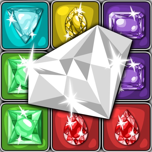 Jewel Drop - Block Popping Fun Game Icon