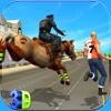 Police Horse Crime City Chase - Clean City from robbers and criminals set free in town