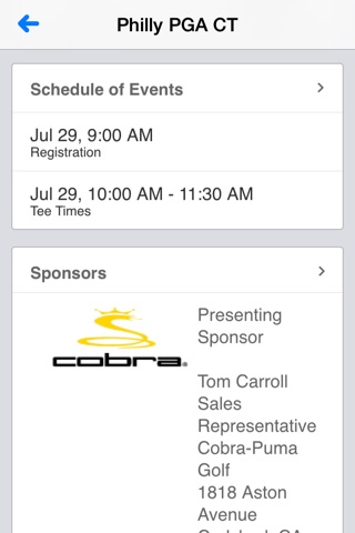 Philadelphia PGA Collegiate Tour screenshot 3