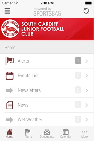 South Cardiff Junior Football Club - Sportsbag screenshot 2