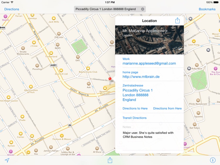 CRM Business Notes - Contacts,Notes,Deals and Meetings for mobile Customer Management screenshot-4