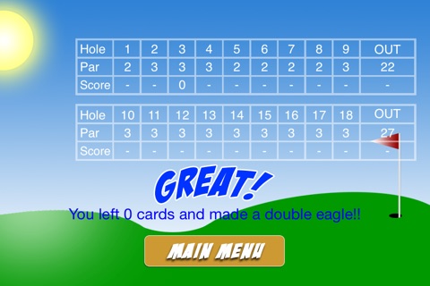 Pro Golf Solitaire screenshot 3
