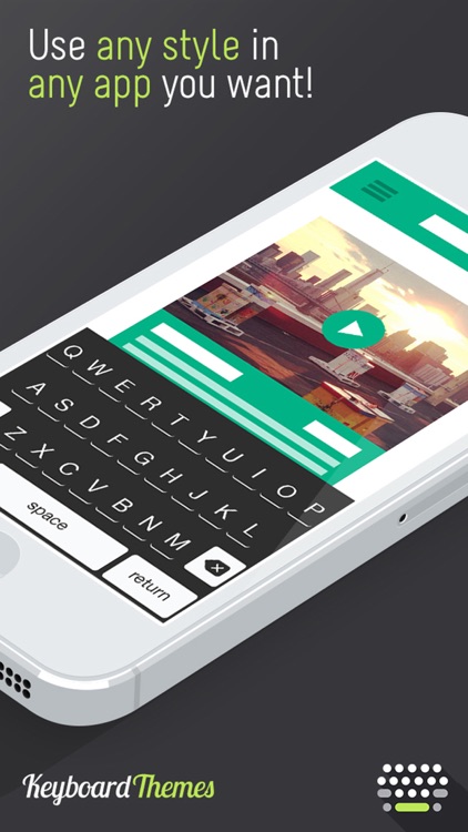 Keyboard Themes - Custom Color Keyboards & Font Style for iPhone & iPad (iOS 8 Edition) screenshot-3