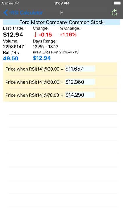 rRSI Calculator Pro