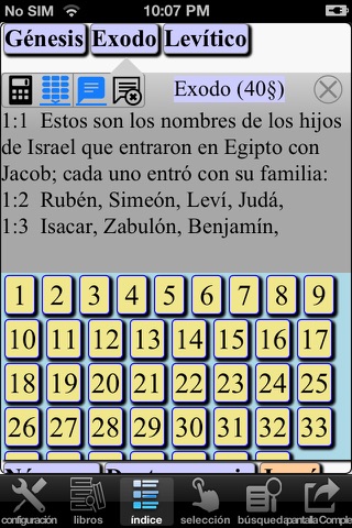 La Biblia Sagradas Escrituras (Spanish Bible) screenshot 2