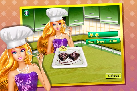 Princess cooking-Delicious brownies screenshot 2