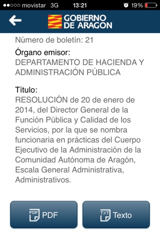 Boletín Oficial de Aragón-BOA screenshot 3