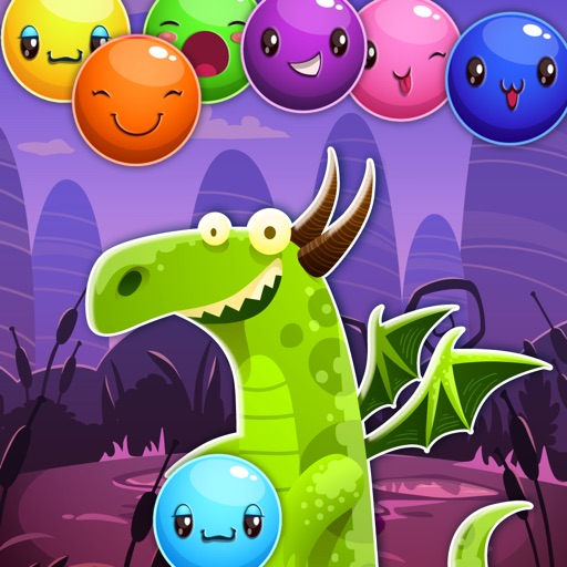 Dino Dragon Bubble Pop - PRO - Forest Fantasy Bubble Adventures iOS App