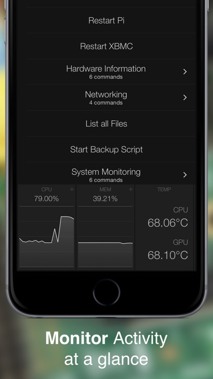 SimplePi - Monitor, Control and Manage your Raspberry Pi screenshot-0