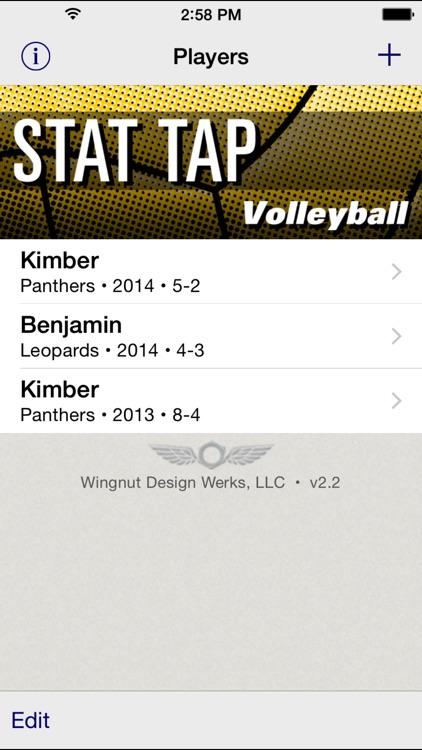 Stat Tap Volleyball