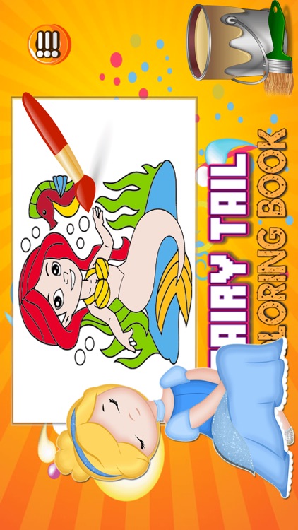 Princess Fairytail Coloring - All In 1 Beauty Draw, Paint And Color Book Games HD For Good Kid screenshot-4