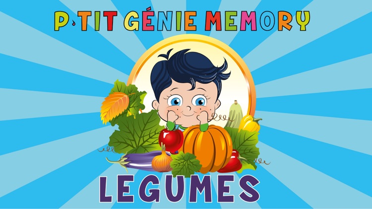 Learn French with Little Genius - Matching Game - Vegetables