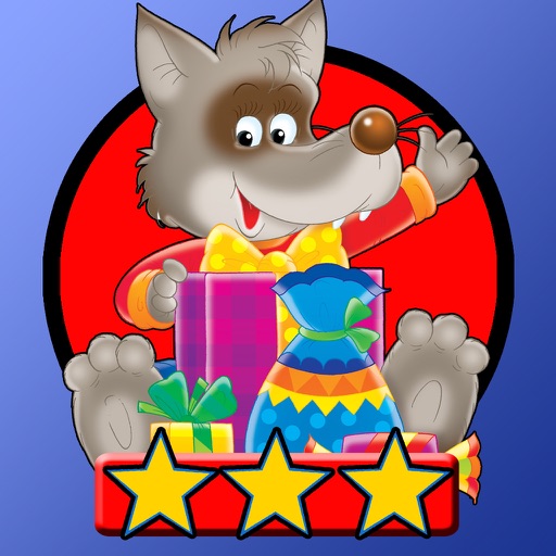 wolves and slot machine for kids - no ads icon