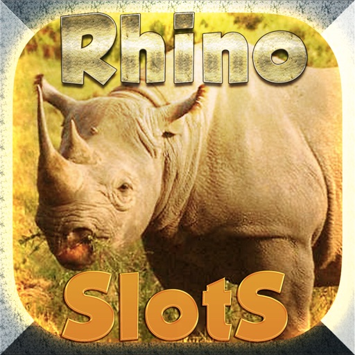 Black Rhino Slots - Africa Safari FREE Casino Game iOS App