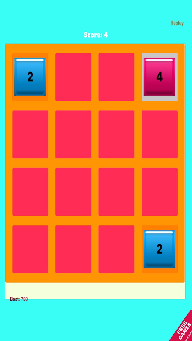 2048 Glow - Impossible Number Game 1.0 IOS -