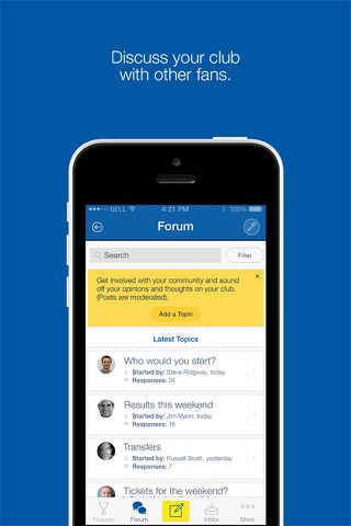 Fan App for Chester FC screenshot 3