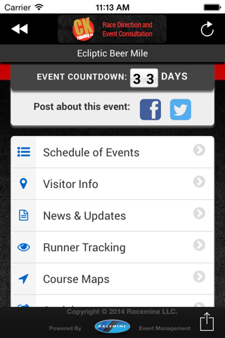 CK Running Events screenshot 3
