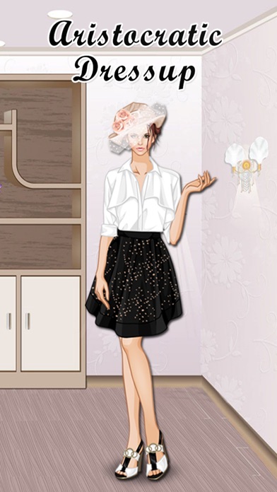 How to cancel & delete Aristocratic Dressup: Paris. Dress up a french princess with fashion clothes. from iphone & ipad 1