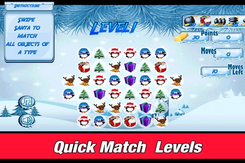 Penguin Christmas Saga - Best Free family match 3 Puzzle Game screenshot 4