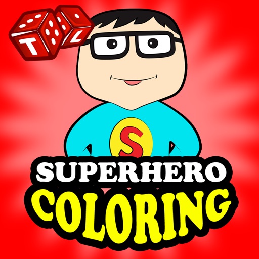 Super Hero Coloring Icon