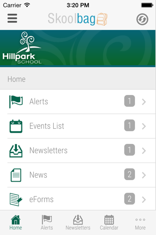Hillpark School - Skoolbag screenshot 3