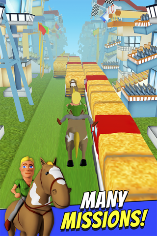 Cartoon Horse Riding Free - Horsemanship Equestrian Race Game screenshot 4