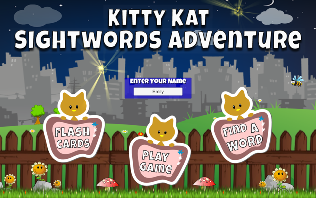 Kitty Kat Sight Words Adventure(圖1)-速報App