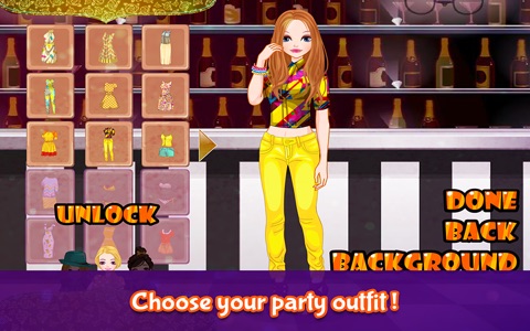 Party Fashion - Dress up and make up game for kids who love fashion games screenshot 3