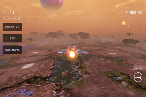 Mars Sky Attack 3D - skyforce 2015 screenshot 3