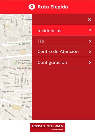 Rutas de Lima - Concesión Vial screenshot 2