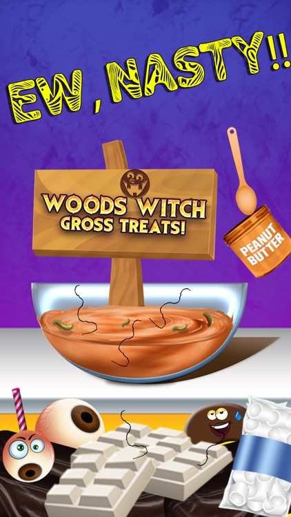 Woods Witch Gross Treats Maker - The Best Nasty Disgusting Sweet Sugar Candy Cooking Kids Games for iPhone