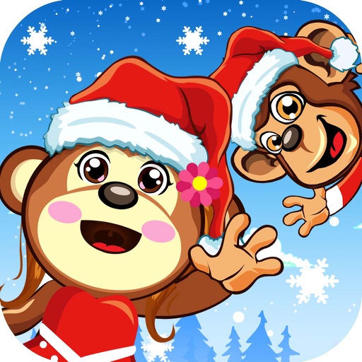 A Christmas Educational Preschool Game for Kindergarten & Toddler - children education learning monkey puzzle for kids iOS App