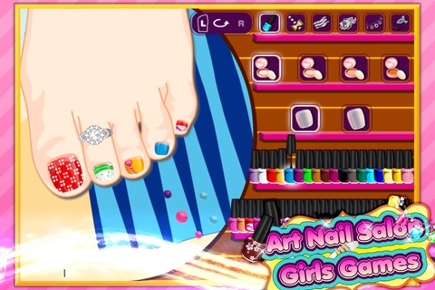 Art Nail Salon - girls games screenshot 2