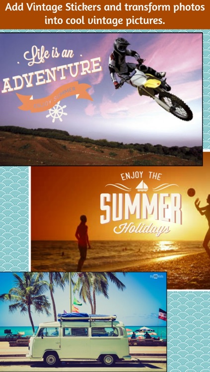 Retro Vintage Stickers & Photo Effects Camera
