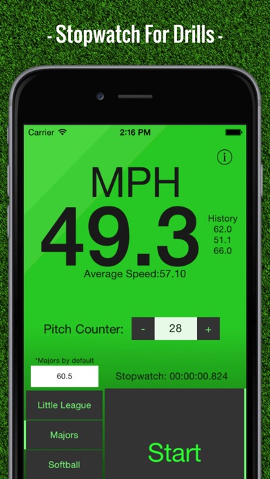 Baseball Pitch Speed - Radar Gun Screenshot 3