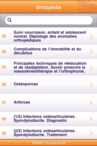 SMARTfiches Orthopédie Free screenshot 2