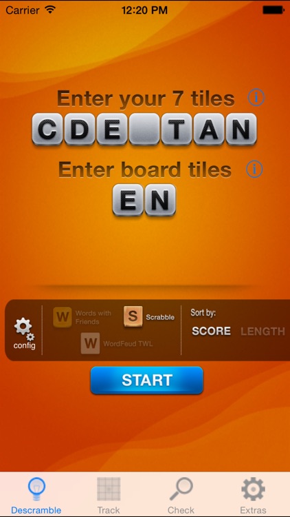 Descrambler - unofficial word game solver for SCRABBLE®, Words with Friends and Wordfeud crossword games