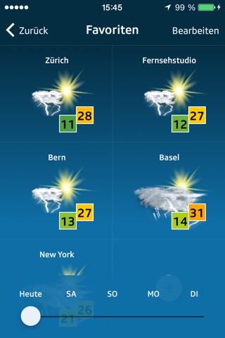 SRF Meteo - Wetter Schweiz screenshot 3