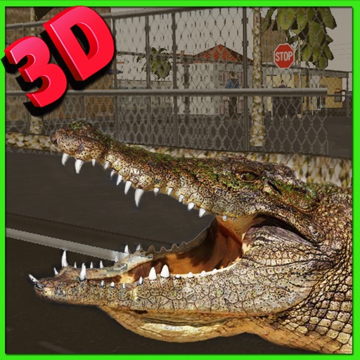 Crocodile Simulator 3D: Wildlife - Play as a wild croc and hunt farm animals icon