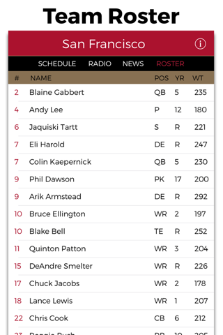 San Francisco Football Radio & Live Scores screenshot 4