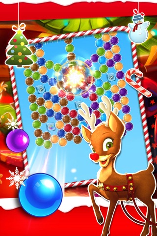 Bubble Christmas Game HD-New Year screenshot 4