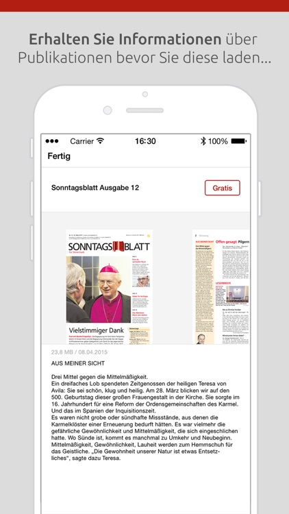 Sonntagsblatt