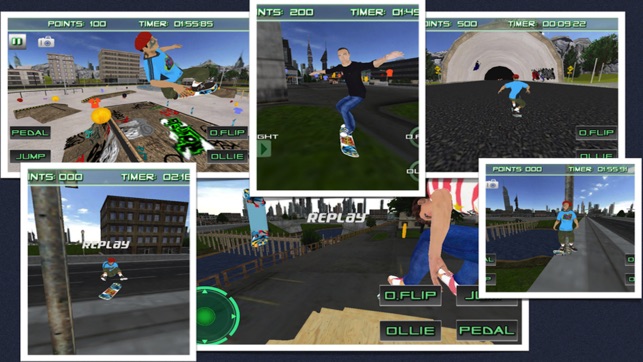 Skateboarding 3D Free Top Skater Action Board Game(圖2)-速報App